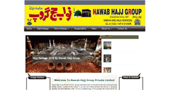 Desktop Screenshot of nawabhajjgroup.com