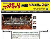 Tablet Screenshot of nawabhajjgroup.com